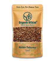 Organik Bitkim Keten Tohumu Tane 1000 gr