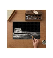 Nostaljik Masa Saati Tasarımı 240 parça Ahşap Puzzle Ahşap Kutuda MP01480