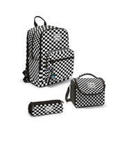 Coral High Siyah Beyaz Dama Desenli 3'lü Okul Çanta Seti SET0123677 - Kız (Çok Renkli)