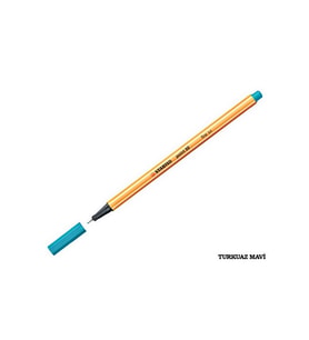 Stabilo Keçe Uçlu İnce Kalem 88 Point 0.4 MM Turkuaz Mavi 88/51