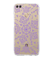 Huawei Y9 2018  Kamera korumalı Kapak Nostalji Desen Tasarımlı  Şeffaf Kılıf