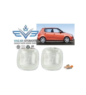 Fabia Mk1 Mk2 2000-2015 Sağ Sol Çamurluk Sinyali Lambas 1u0949127 (540841871)