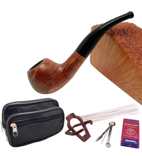 Falconetti Kahverengi Sandalwood Ahşap Pipo Seti rc88-takim