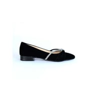 Moda Ayakkabı 01133 Ayışığı Günlük Kadın Düz Babet Ayakkabı (Siyah)