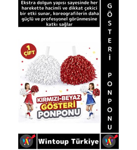 #Ponpon Hafif Esnek Okul Yıl Sonu Gösteri Etkinlik Tören Spor Dans Şık Ekstra Dolgun Ponpon 1 Çift