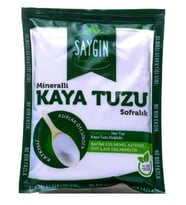 Saygın Tuz Rafine Edilmemiş Doğal Kristal Kaya Tuzu - Sofra Tuzu / İnce Taneli / Paketli 500 gr