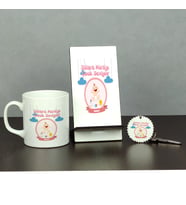 Bebek Hediyesi Üçlü Set (Kupa + Telefon Standı + Anahtarlık) 002