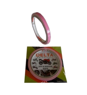 SEVENKARDEŞLER Sevenkardeşler Pembe 7Cm X 7 M Opak 1 Set Jant Şeridi