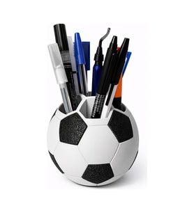 Futbol Topu Kalemlik Masaüstü Kalem Organizer Dekoratif Kalem Tutucu Ofis & Kalemlik