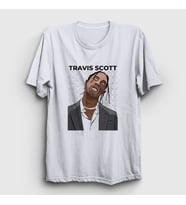 Presmono Unisex Beyaz Icon Astroworld Travis Scott T-Shirt 42683tt