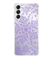 Samsung Galaxy A14 Uyumlu Köşe Korumalı Antişok Kapak Nostalji Desen Tasarımlı Şeffaf Silikon Kılıf