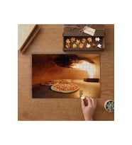 Taş Fırında Karışık Pizzalar Tasarımı 240 parça Ahşap Puzzle Ahşap Kutuda MP01362