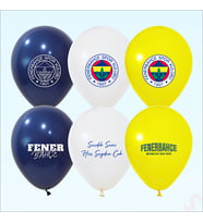 Fenerbahçe Lisanslı Balon, 30cm x 5 Adet