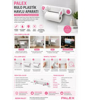 Palex Rulo Plastik Havlu Aparatı