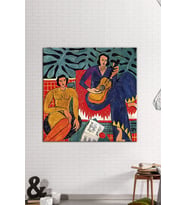 Henri Matisse La Musique 1939 Kanvas Tablo