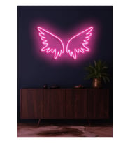 Kanat Figürlü Neon Tabela