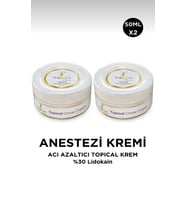 2'Li Anestezi Acı Azaltıcı Topikal Krem Lazer Epilasyon Kalıcı Makyaj Botox Dolgu