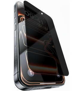 iPhone 15 Pro Ekran Koruyucu için Hayalet (Privacy), Anti-Statik, 9H Süper Güçlü Temperli Cam, 5D Tam Koruma, Toza & Çizilmelere Dayanıklı, Kılıf Dostu - Kolay Takılır