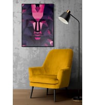 Çerçeveli Tablo Dekorasyon  Squid Game Pano Sticker Ev Dekoru Tekli Çerçeve-ÖZC-281-30X40