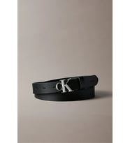 Calvin Klein Fasetli CK Tokalı 25 mm Doku Deri Kadın Siyah Kemer LV04F7060G-YIP