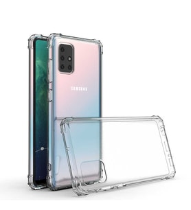 Samsung Galaxy M51 Uyumlu Kılıf Zore Nitro Anti Shock Silikon (Renksiz)