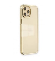 Coverzone iPhone 12 Pro Max ?le Uyumlu K?l?f Different Silikon Gold
