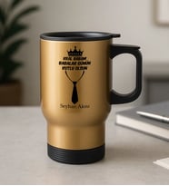 BK Gift Kişiye Özel Babalar Günü Tasarımlı Kulplu Çelik Bardak Termos Mug 450ml-10, Babalar Günü Hediye, Babaya Hediye