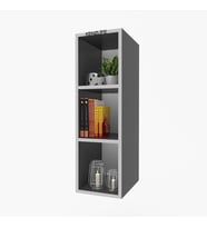 Kenzlife mutfak dolabı ıtır 090.030.30 gri 2 raflı kapaksız ofis banyo kiler evrak kitaplık