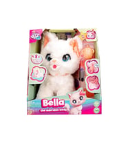 Sunman Club Petz 907737 Pelüş Sevi̇mli̇ Kedi̇ci̇k Bella Fonksi̇yonlu Hareketli̇ Sesli̇ 18M+