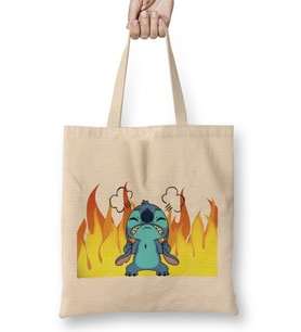 Angry Stitch Bez Çanta Uzun Saplı