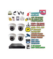 XMPro 4 DOME KAMERALI 1080P 36 IRLED GÜVENLİK KAMERA SETİ