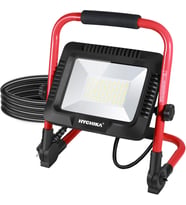 Lexroo LED şantiye projektörü, 50 W, HYCHIKA LED projektör, 5500 lm, 6500 K