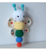 Amigurumi Örgü  Oyuncak Renkli Kelebek