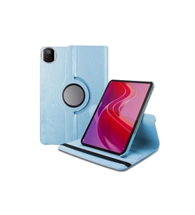 Huawei Honor Pad X7 360 Tablet Deri Kılıf - Mavi