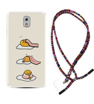 Samsung Note 3 4 5 8 9 20 Ultra 10 Lite Kılıf Boyun Asklı Rasta Silikon Sweety Egg 1322