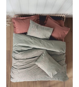 Cotton Box Petite Çift Kişilik Nevresim Takımı Mote Kiremit