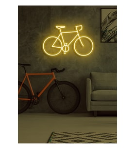 Bisiklet Figürlü Neon Tabela