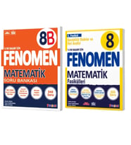 FENOMEN YAYINLARI 8. SINIF Matematik B Soru Bankası ve Matematik 3. Fasikül (Kareköklü İfadeler ve V