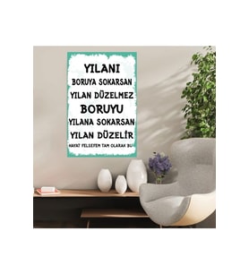 Ahşap Retro Mdf Poster , Komik Sözler , Duvar Yazıları , Manzara ,  Tarih , Edebiyat - Tbl0322