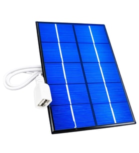 Powermaster PM-24920 USB Çıkışlı 5 Watt Solar Güneş Enerji Paneli Dişi Usb Çıkışlı