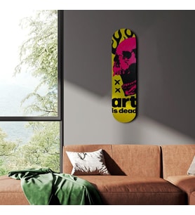 "Mortal Art" Kaykay Duvar Dekoru, Özel Tasarım Dekoratif Kaykay
