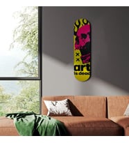 "Mortal Art" Kaykay Duvar Dekoru, Özel Tasarım Dekoratif Kaykay