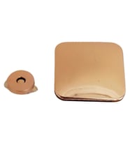 Angel Çanta Aksesuar Light Gold Renk 5x4.5 cm Mıknatıslı Kilit