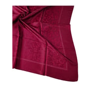 Mısırlı Eşarpları Kristal Devore Jakarlı Eşarp (Bordo)