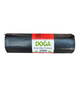 Ecoplast Battal Boy Çöp Torbası Poşeti - 500 Gr. - 90 Litre - 80 x 110 Cm / 10 Adetlik Rulo (Siyah)