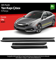 S-Dizayn Honda City ABS Plastik Yan Kapı Koruma Çıtası 2020 Üzeri A+ Kalite