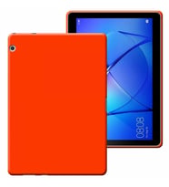 Huawei MediaPad T3 Uyumlu 9,6 inç Lansman Silikon Yumuşak Dokulu Kılıf (Turuncu)