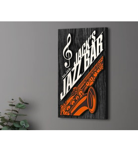 BK Gift Kişiye Özel Kabartma Tasarımlı Siyah (Ebony) Ahşap Karaoke Bar Tabelası 46cm, Home Bar Tabela, Rustik Ev Dekorasyonu, Duvar Dekoru (Model 1)