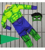 Hulk Maskeli Doğum Günü Çocuk Kostümü