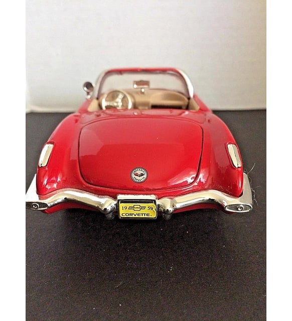 MotorMax 1959 Chevrolet CORVETTE Kırmızı 1/24 Model Araba